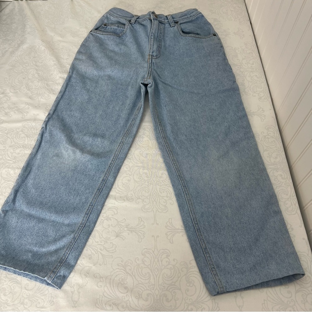 Vintage Route 66 Light Wash Utility Jeans Size 12
